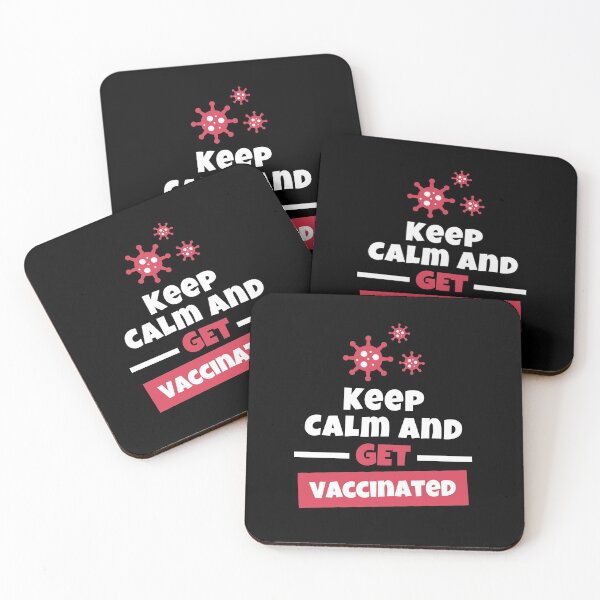 Item preview, Keep Calm And Get Vaccinated designed and sold by hamid2d.