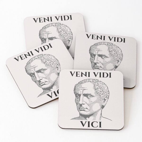 Item preview, I came, I saw, I conquered in Latin, veni vidi vici Julius Caesar gift designed and sold by Krafty  Arts Studio.