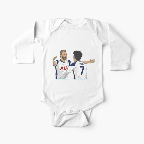 Spurs Baby Retro Crest Away Sleepsuit