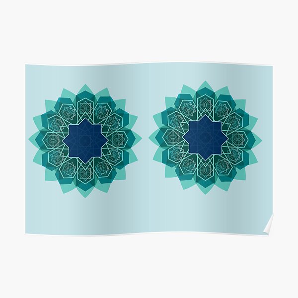 Arabic Pattern Posters Redbubble