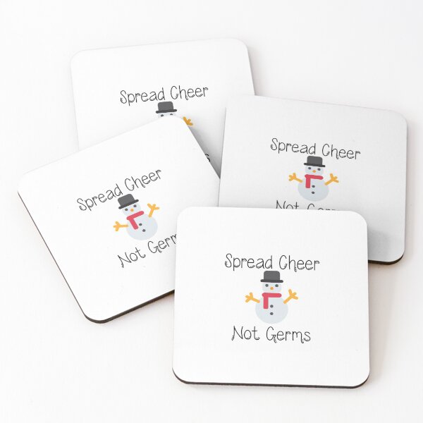 Item preview, Spread cheer not germs designed and sold by Beeffervescent.