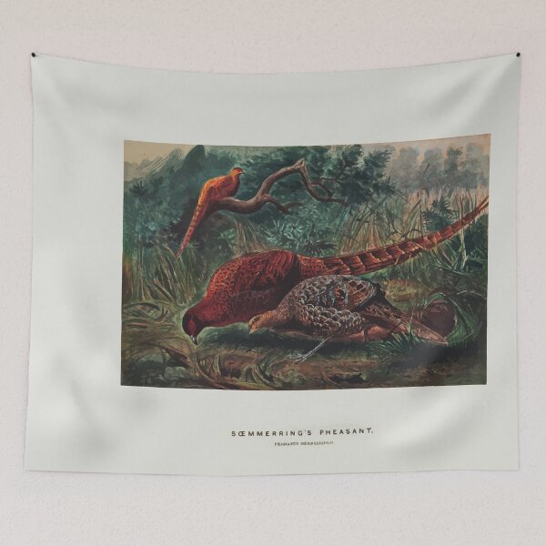Item preview, Zoological sketches by Joseph Wolf 1861 to 1867 082 Soemmering's Pheasant designed and sold by WetdryvacRB01.