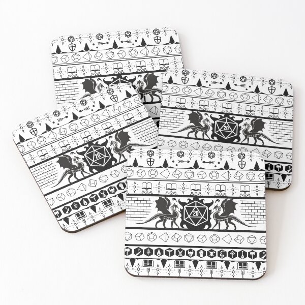 Item preview, Dungeon Pattern in Black designed and sold by Milmino.