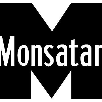 Artwork thumbnail, Monsatan (White) by thedrumstick