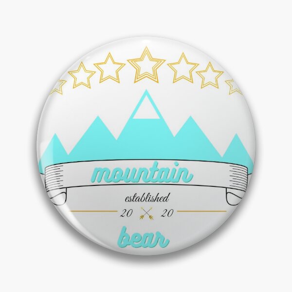 Item preview, Mountain bear star turquoise designed and sold by edgarallesch.