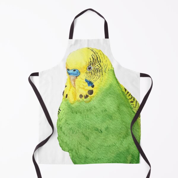 Item preview, budgie bird parrot watercolor designed and sold by L'Atelier Oranjade.