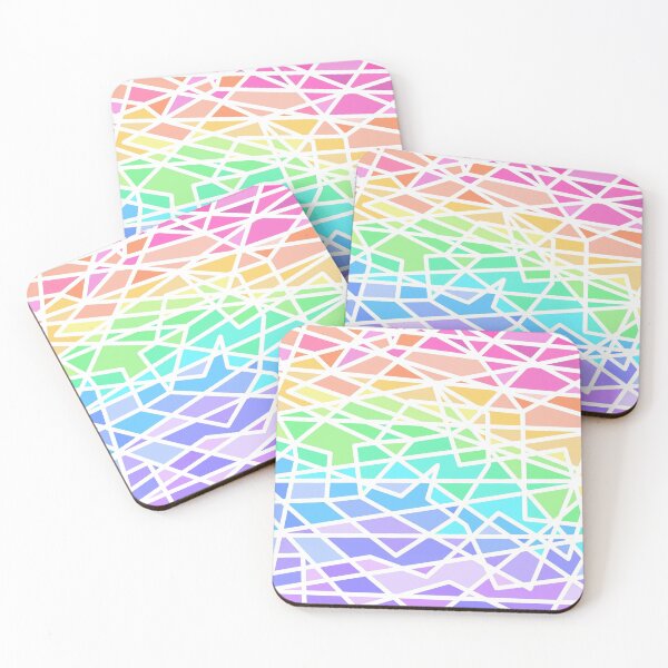 Item preview, Bright Rainbow Colors Geometric designed and sold by Whoopsidoodle.