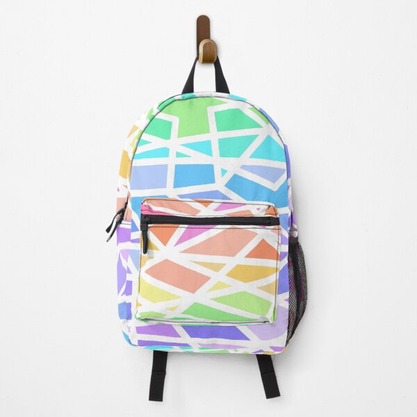 Item preview, Bright Rainbow Colors Geometric designed and sold by Whoopsidoodle.