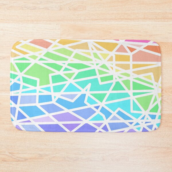 Item preview, Bright Rainbow Colors Geometric designed and sold by Whoopsidoodle.