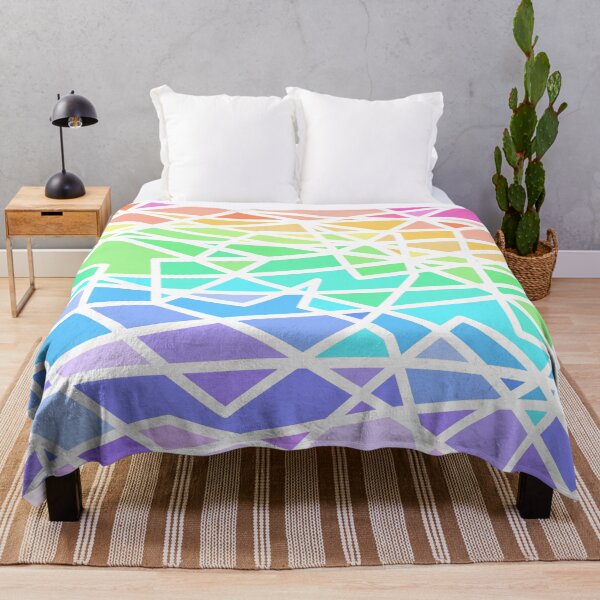 Item preview, Bright Rainbow Colors Geometric designed and sold by Whoopsidoodle.