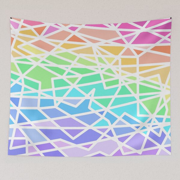 Item preview, Bright Rainbow Colors Geometric designed and sold by Whoopsidoodle.
