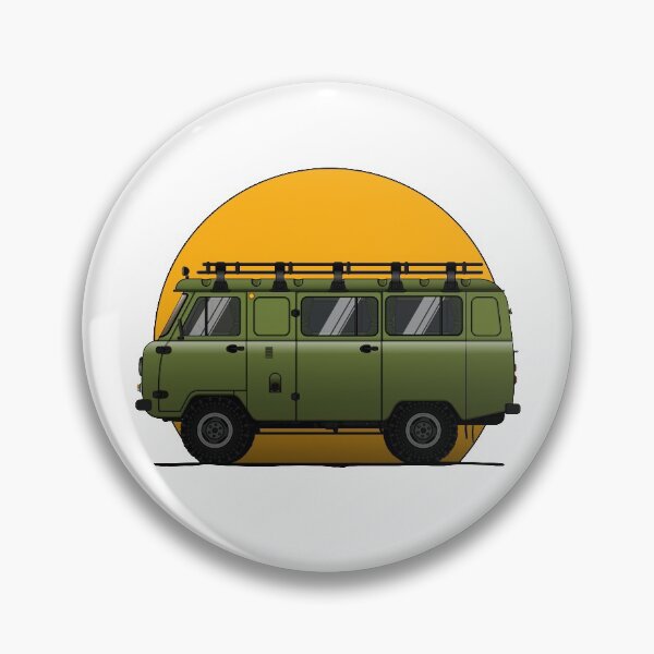 Item preview, Uaz, Russian van 4x4 green designed and sold by mapurito.