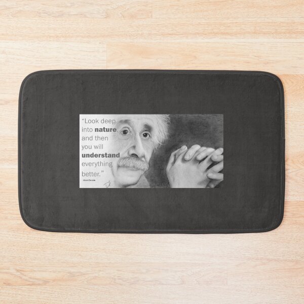Item preview, Albert Einstein: "Look deep into nature, and then you will understand everything better." designed and sold by danielcoart.