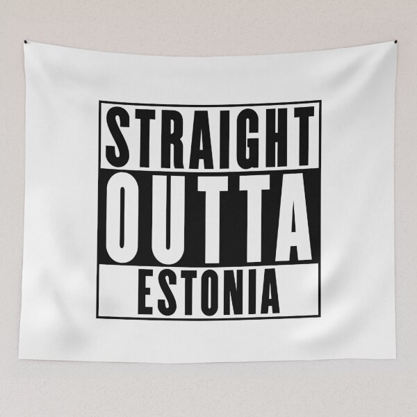 Item preview, Straight Outta Estonia designed and sold by RandomStuffShop.
