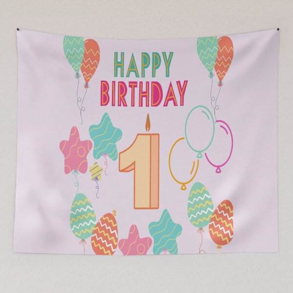 Item preview, HAPPY 1ST BIRTHDAY designed and sold by julset.