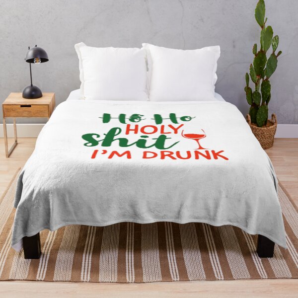 Item preview, HO HO HOLY SHIT - I AM DRUNK - XMAS TIME - XMAS - CHRISTMAS - designed and sold by Tropical Blood.