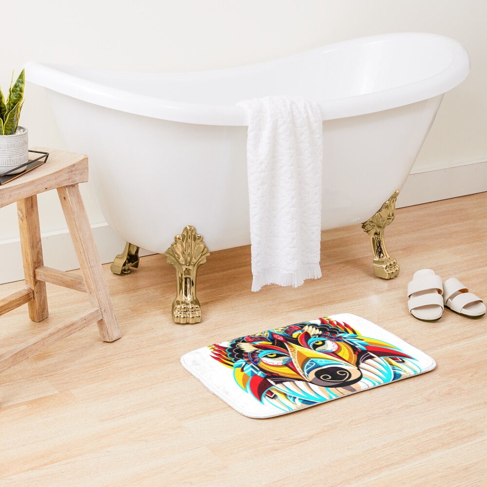 Item preview, Bath Mat designed and sold by IconPatterns.