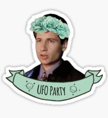 UFO Party Sticker