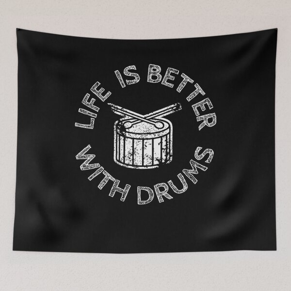Item preview, Life Is Better With Drums designed and sold by TeePartyHost.