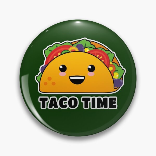 Item preview, Taco Time! Yummy Kawaii Taco designed and sold by Happy Puppy Print On Demand.