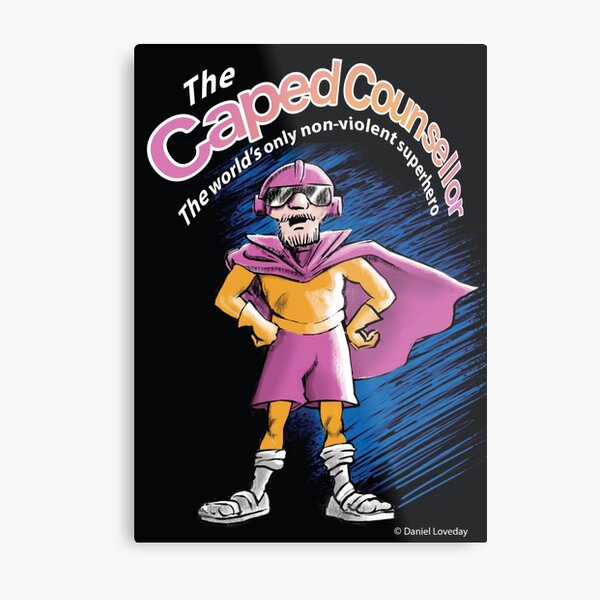 The Caped Counsellor Metal Print