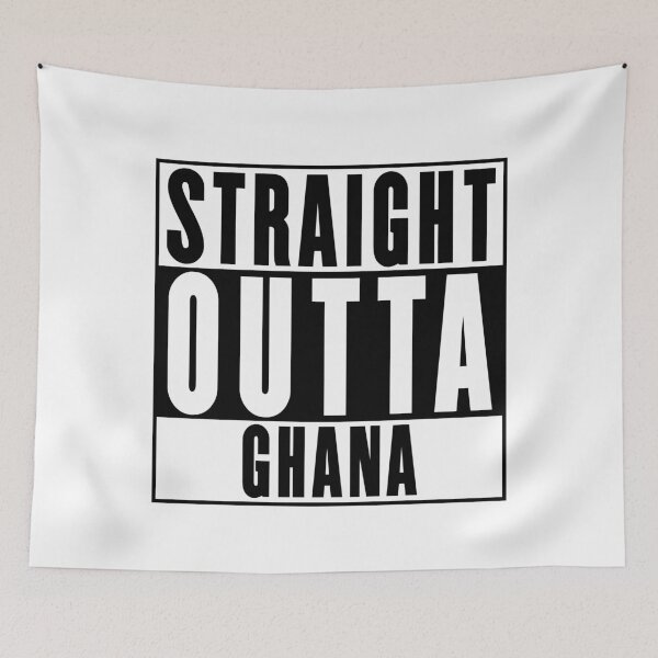 Item preview, Straight Outta Ghana designed and sold by RandomStuffShop.