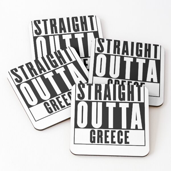 Item preview, Straight Outta Greece designed and sold by RandomStuffShop.