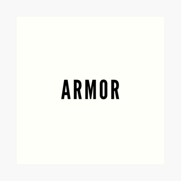 Armor Art Print
