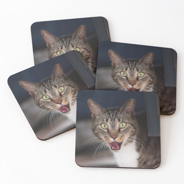 Item preview, Cute cat face designed and sold by flamendes.