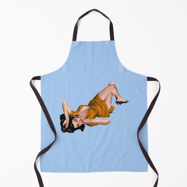 Item preview, Girl Laying Down Yellow Tuscany / Sexy Pinup / Retro Classic Vintage designed and sold by Isdinval.