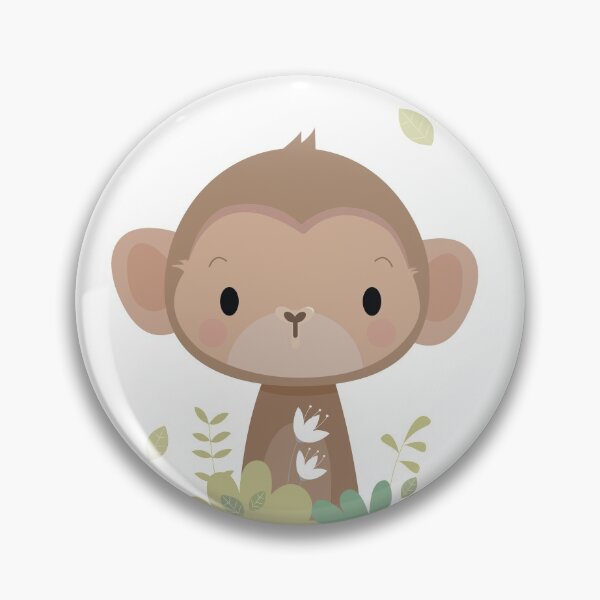 Item preview, adorable monkey cube designed and sold by VBrmDesign.