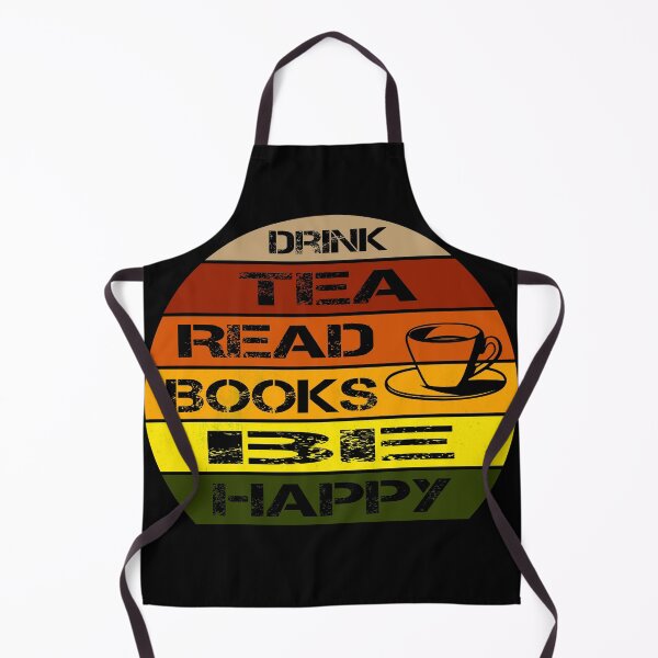 Item preview, Drink Tea Read Books Be Happy funny gifts designed and sold by thiag-o.