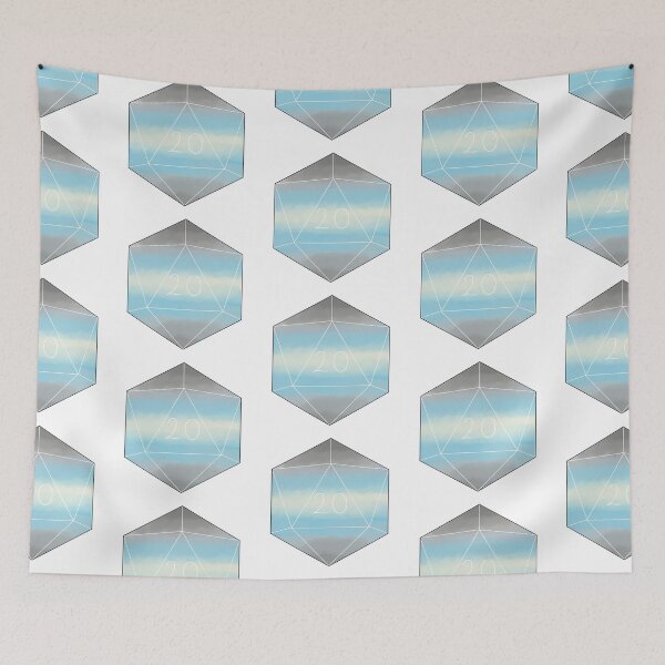 Item preview, Demi-boy Flag D20 designed and sold by GreenDemonTea.