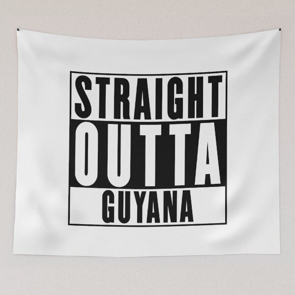 Item preview, Straight Outta Guyana designed and sold by RandomStuffShop.