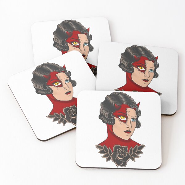 Item preview, American Traditional Female Devil  designed and sold by hannahfedor.