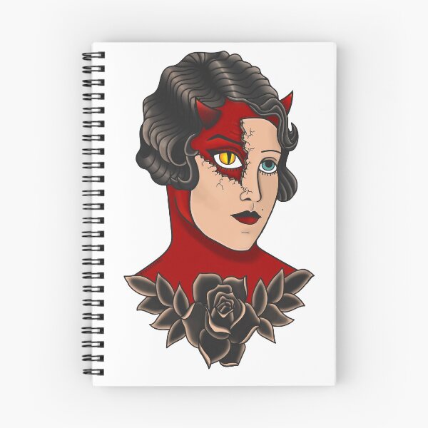 Item preview, American Traditional Female Devil  designed and sold by hannahfedor.