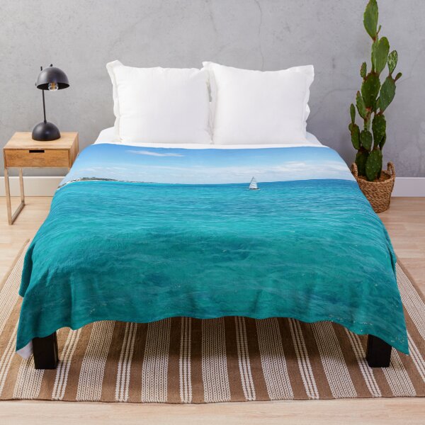 Item preview, Blue and Turquoise ocean waves designed and sold by socialengineer.