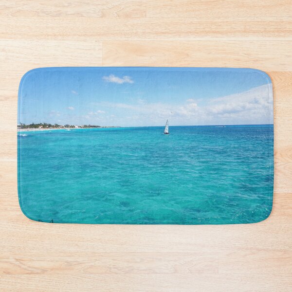 Item preview, Blue and Turquoise ocean waves  designed and sold by socialengineer.