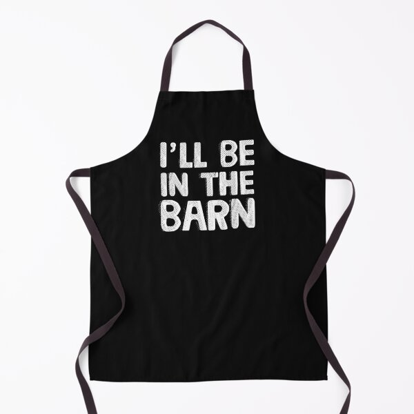 Item preview, I'll be in the barn dad joke funny gift for handyman auto mechanic woodwork lover designed and sold by alenaz.