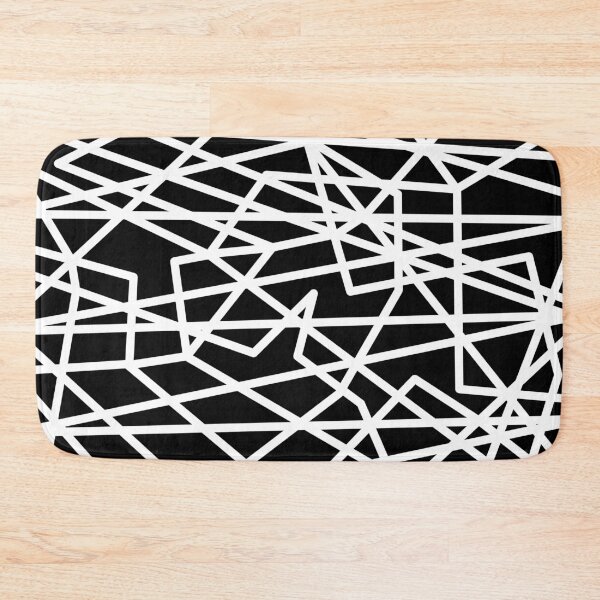 Item preview, Black and White Geometric Lines designed and sold by Whoopsidoodle.