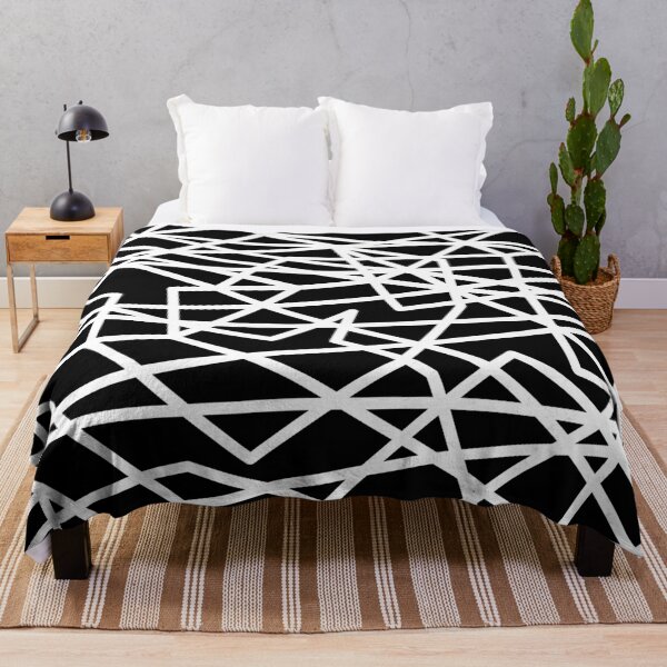 Item preview, Black and White Geometric Lines designed and sold by Whoopsidoodle.