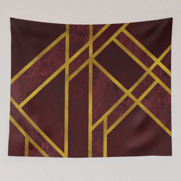 Item preview, Art Deco Ruby Red designed and sold by AmbienceArt.