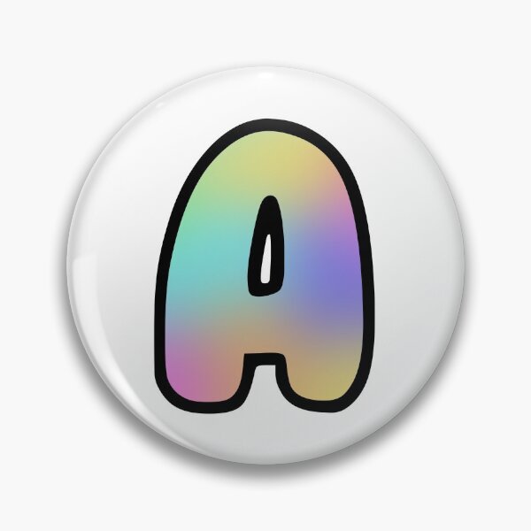 Artikelvorschau, Pastellblasen-Buchstabenmonogramm - A. entworfen und verkauft von GhostLonging.