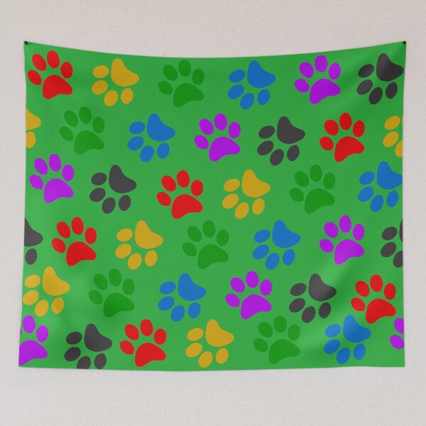Item preview, colorful footprints green designed and sold by ZiphGames.