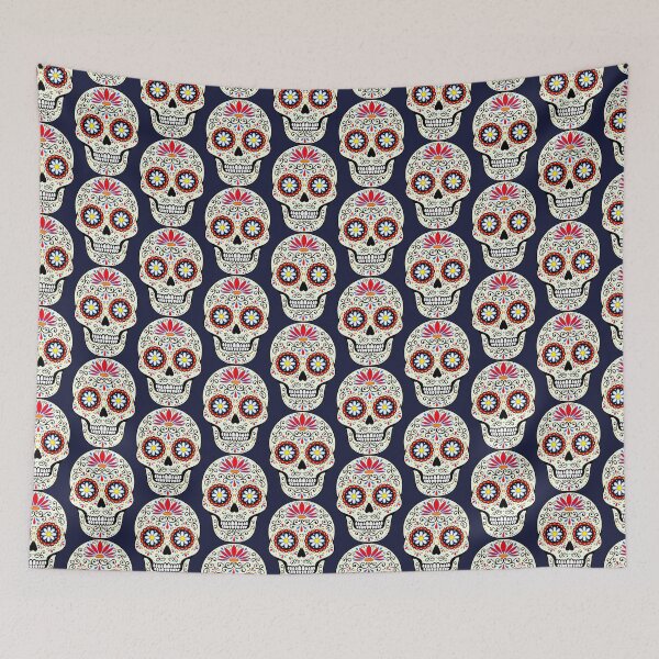 Item preview, sugar skull designed and sold by PerlaV.