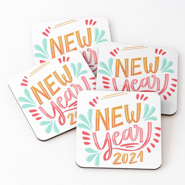 Aperçu de l'œuvre happy new year 2021 happy 2021 créée et vendue par NOVA VIBES STUDIO.