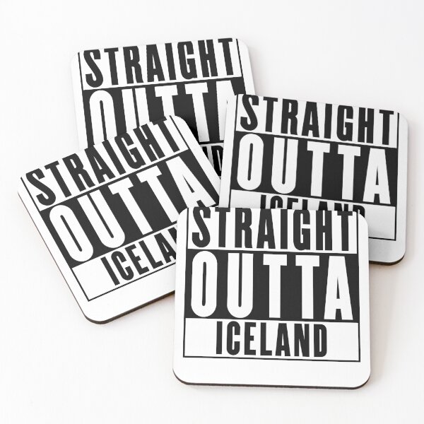 Item preview, Straight Outta Iceland designed and sold by RandomStuffShop.