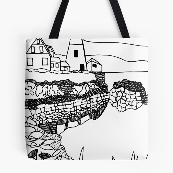 Item preview, Lighthouse by the sea - Line Art  designed and sold by Niina  Niskanen.