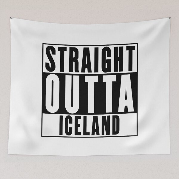 Item preview, Straight Outta Iceland designed and sold by RandomStuffShop.