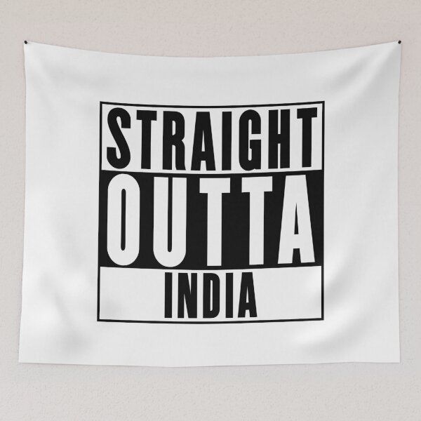 Item preview, Straight Outta India designed and sold by RandomStuffShop.